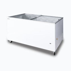 Bromic CF0500FTFG-NR Display Chest Freezer - 491L - Flat Glass Top