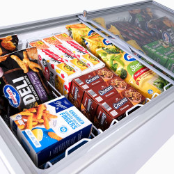 Bromic CF0500FTFG-NR Display Chest Freezer - 491L - Flat Glass Top