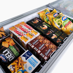 Bromic CF0700FTFG-NR Display Chest Freezer - 670L - Flat Glass Top