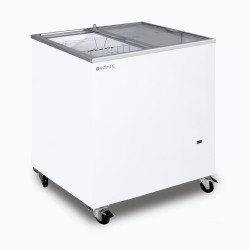 Bromic CF0200FTFG-NR Display Chest Freezer - 191L - Flat Glass Top