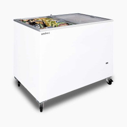 Bromic CF0300FTFG-NR Display Chest Freezer - 296L - Flat Glass Top