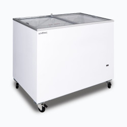 Bromic CF0300FTFG-NR Display Chest Freezer - 296L - Flat Glass Top