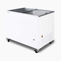 Bromic CF0300FTFG-NR Display Chest Freezer - 296L - Flat Glass Top