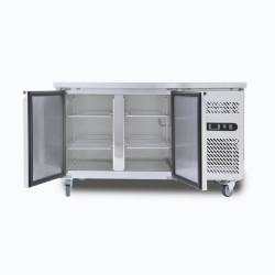 Bromic UBF1360SD-NR Under Bench Freezer - 282L - 2 Doors - Stainless Steel