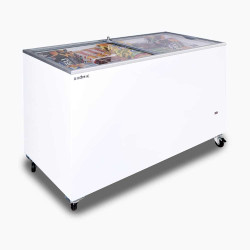 Bromic CF0400FTFG-NR Display Chest Freezer - 401L - Flat Glass Top