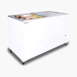 Bromic CF0400FTFG-NR Display Chest Freezer - 401L - Flat Glass Top