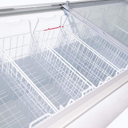 Bromic CF0400FTFG-NR Display Chest Freezer - 401L - Flat Glass Top