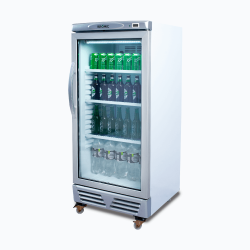 Bromic GM0220-NR Upright Display Fridge - 215L - 1 Door - Flat Glass