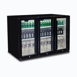 Bromic BB0330GD-NR-1 Back Bar Fridge - 307L - 3 Doors - Hinged