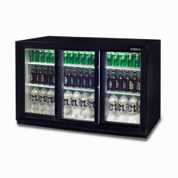 Bromic BB0330GDS-NR-1 Back Bar Fridge - 307L - 3 Doors - Sliding