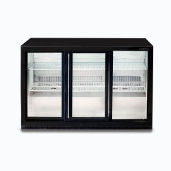 Bromic BB0330GDS-NR-1 Back Bar Fridge - 307L - 3 Doors - Sliding