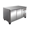 Thermaster GN2100TN TROPICALISED 2 Door Gastronorm Bench Fridge