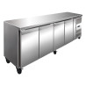 Thermaster FE4100TN S/S Four Door Bench Fridge 511L