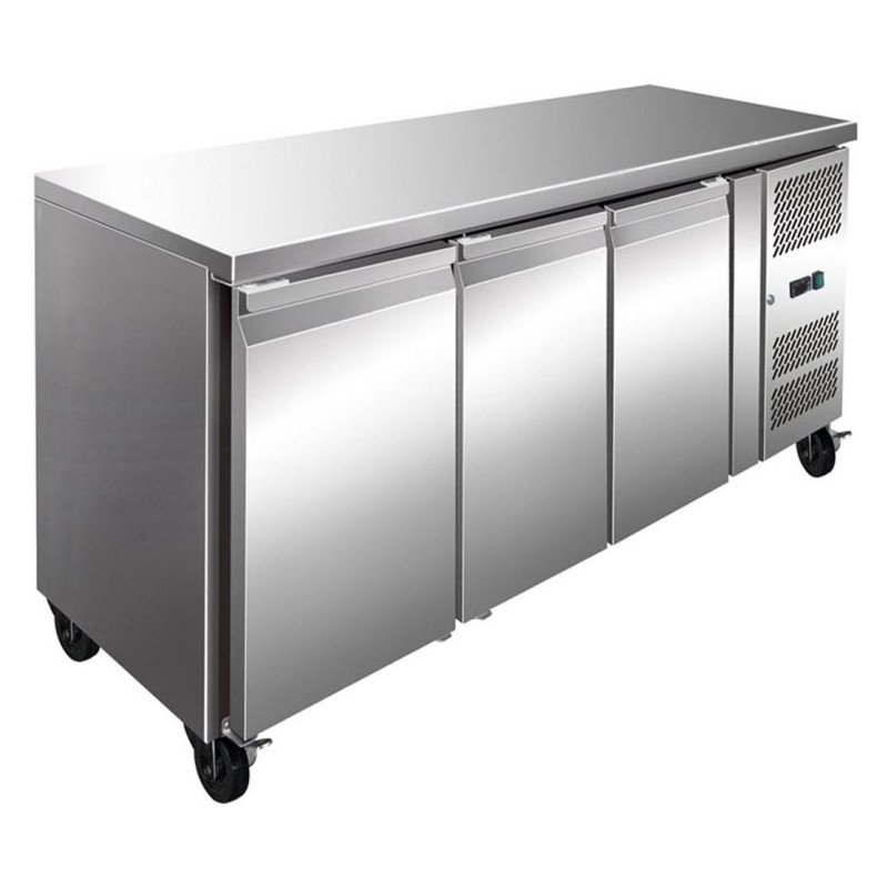 Thermaster FE3100BT S/S Three Door Bench Freezer 386L