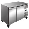 Thermaster FE2100BT S/S Two Door Bench Freezer 260L