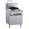 B+S Waterless Wok Table w/ Low Splashback - VUFWW-1LS