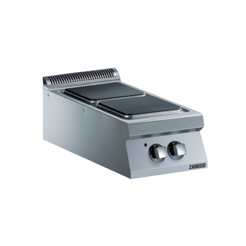 Zanussi 392039 Electric 400mm 2 Hot Square Plate Boiling Top