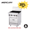 Mercury M24S-4F 4 Burner Range with oven