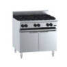 B+S COMMERCIAL KITCHENS -  Verro Six Burner Boiling Top with lower working height   - VAWBT-SB6 