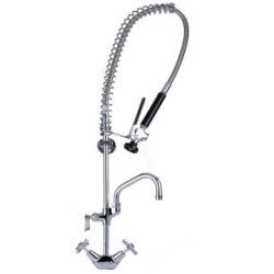 AUSTRALIAN MADE GLOBAL RINSEMAID STANDARD PRE RINSE With 6 INCH POT FILLER, SINK MOUNTED - 2 YEARS WARRANTY