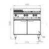 B+S COMMERCIAL KITCHENS -   Verro Combo Four Open Burners & 300mm Char Broiler - VHBT-SB4-CBR3 