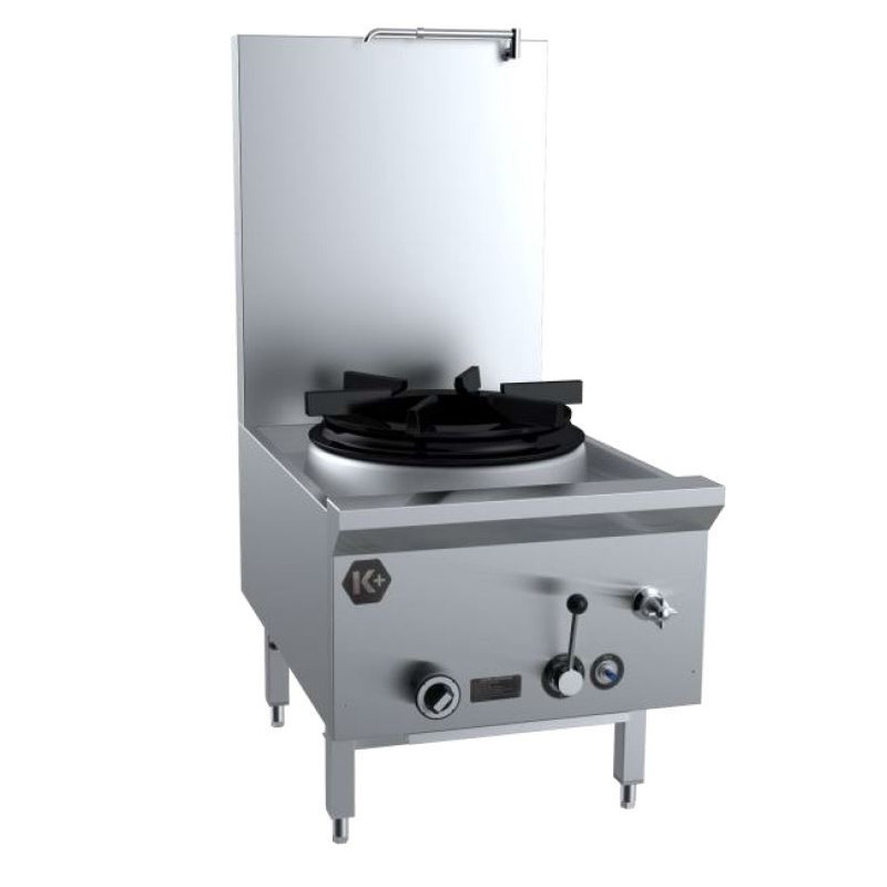 B+S COMMERCIAL KITCHENS - Verro Single Hole Waterless Stock Pot Cooker Low Splashback - VUFWWSP-1LS 