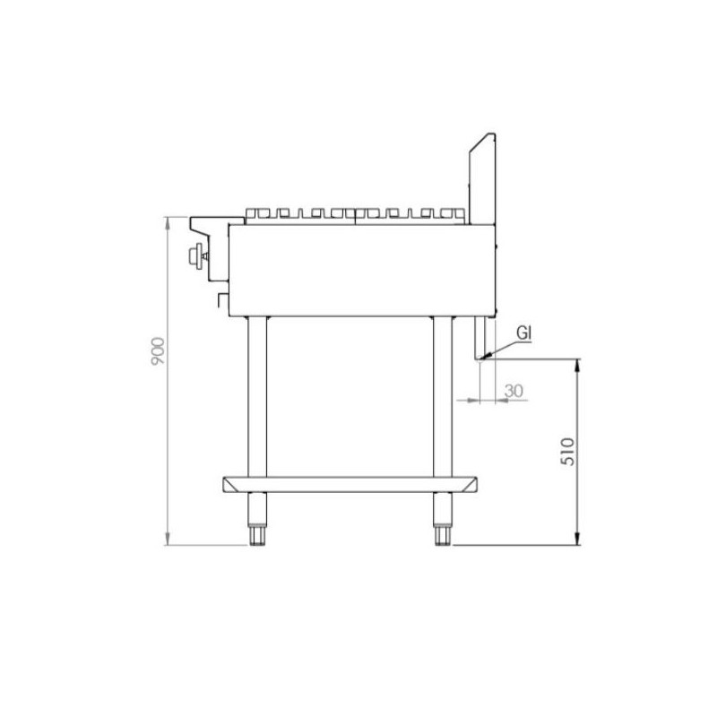 B+S COMMERCIAL KITCHENS - B+S Two Burner Boiling Top - BT-SB2 