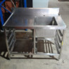 Used Stainless steel Commercial Dishwasher Inlet and Racks Holder
