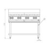 B+S COMMERCIAL KITCHENS -  B+S Eight Burner Boiling Top  - BT-SB8