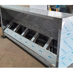Custom Made Commercial Exhaust Canopy Stainless Steel Commercial Kitchen Exhaust Hood