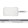 Josper simple mini grill grate 15 x 25cm 240015