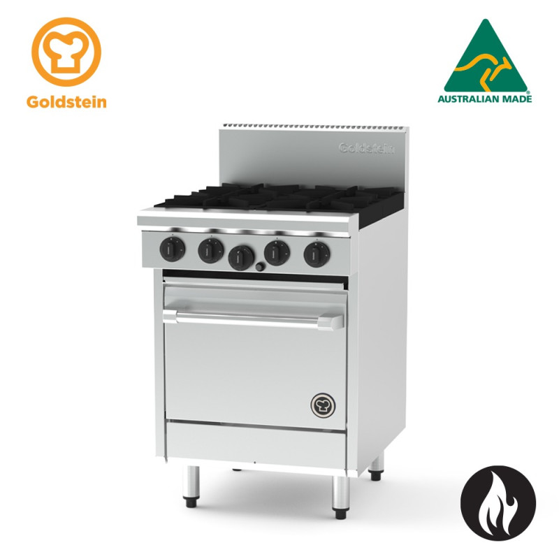 Goldstein PF420FF-X 4 burner Gas Range Fan forced Oven
