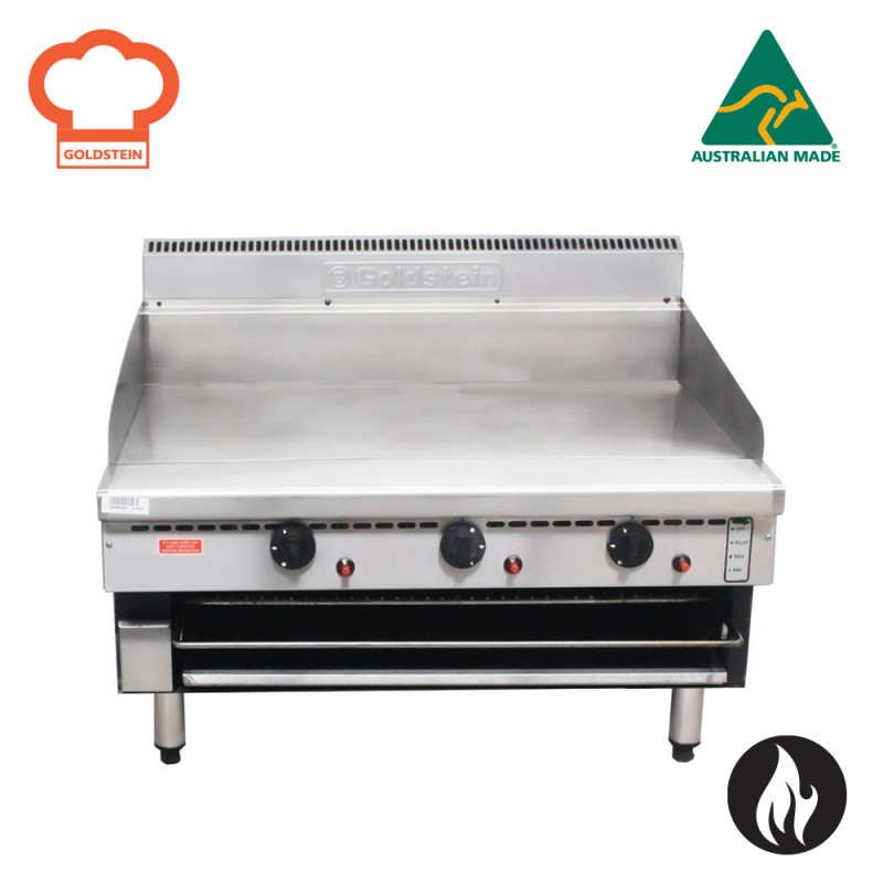 Goldstein GPGDBSA36 900mm Griddle Hotplate with Salamander Toaster