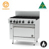 Goldstein PF628E-X 6 burner Range with Electric Oven
