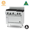 Goldstein PF24Q228EFF-X 2 burners Range 600mm Char Grill and Fan Forced Electric Oven