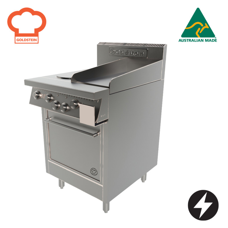 Goldstein PE2S12G20FF 2 Solid Element Electric Range with Fan forced Oven and 300mm Hotplate