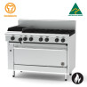 Goldstein PF12Q640FF-X 6 burners Range 305mm Char Grill and Fan Forced Oven