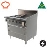 Goldstein PEC4S12G28 4 Solid Element Electric Range with Convection Oven and 300mm Hotplate