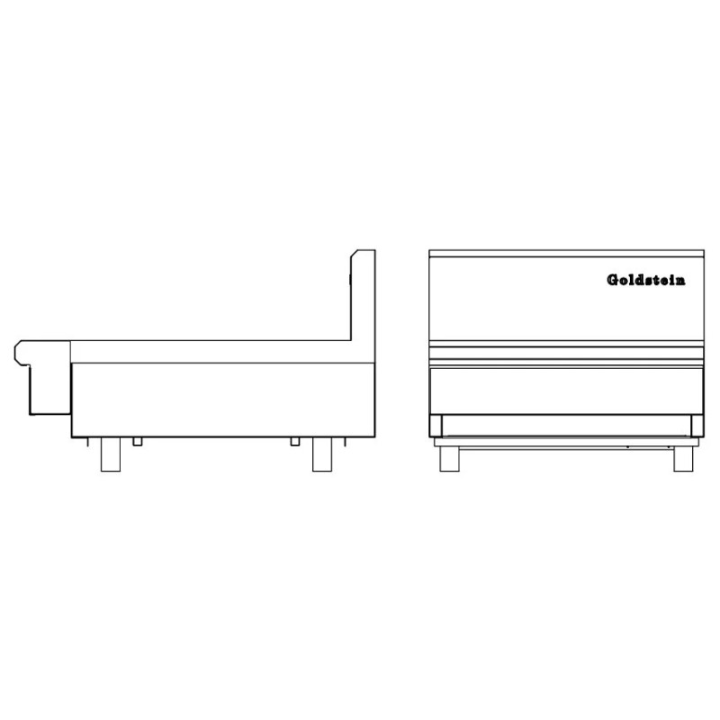Goldstein GIB24-X 600mm infill bench top only