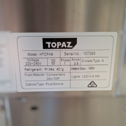 Used Williams Topaz HTCFH9 Free Standing 4 Tier 900mm Cake Display - ST25UK289