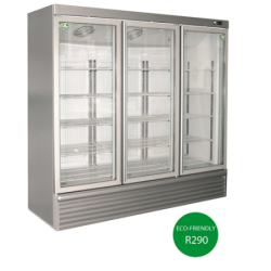 AJ BAKER 3 Door Upright Glass Door Freezer - ASIA165 