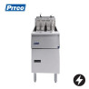 Pitco SE14T SSTC Split Pan Electric 2 Basket Deep Fryer 22lt