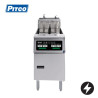 Pitco SE14T-C Split Pan Electric 2 Basket Deep Fryer with Computer Controls 22lt