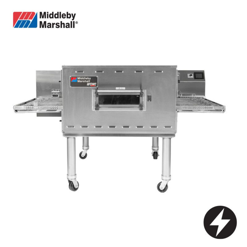 Middleby Marshall PS640E-1 WOW 32 inch Electric Conveyor Pizza Oven with Stand