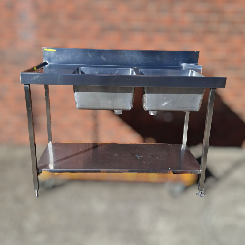 Used Dishwasher Inlet Double Sink 1350mm Wide - ST25UK249