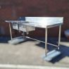 Used 2.2m Stainless Steel Dishwasher Inlet Bench - ST25UK279A