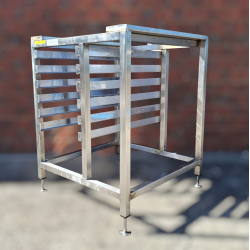 Used Custom Made Combi Oven Stand With Rack Holders - ST25UK10