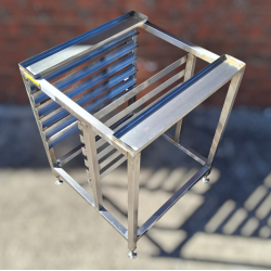 Used Custom Made Combi Oven Stand With Rack Holders - ST25UK10