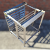 Used Custom Made Combi Oven Stand With Rack Holders - ST25UK10