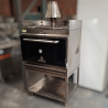 Used Mibrasa HMB-110 Solid Fuel Charcoal Oven With 2 Shelves and Heating Rack - ST25UK272